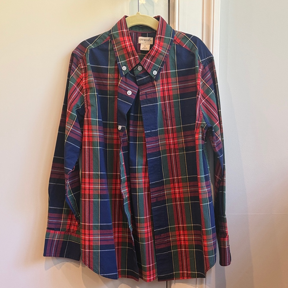 Boys Tartan Dress Shirt